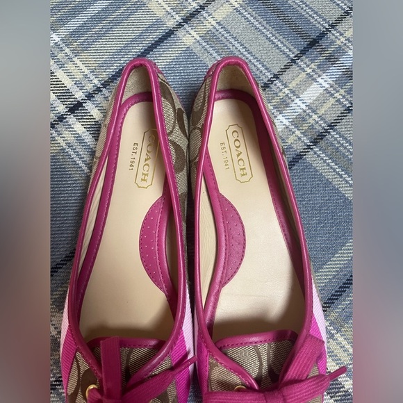 Coach janelle signature flats pink - Picture 3 of 9